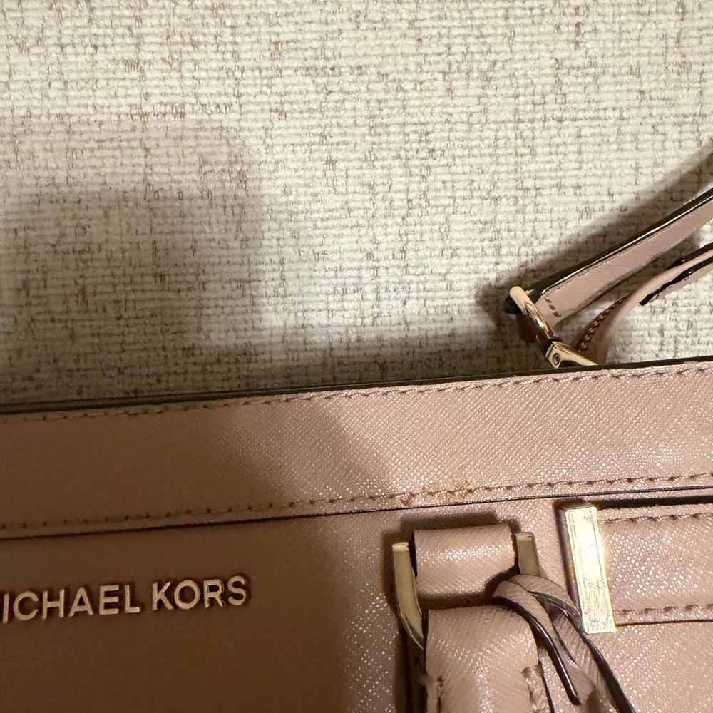 Michael Kors Beige Satchel Bag - Picture 7 of 11